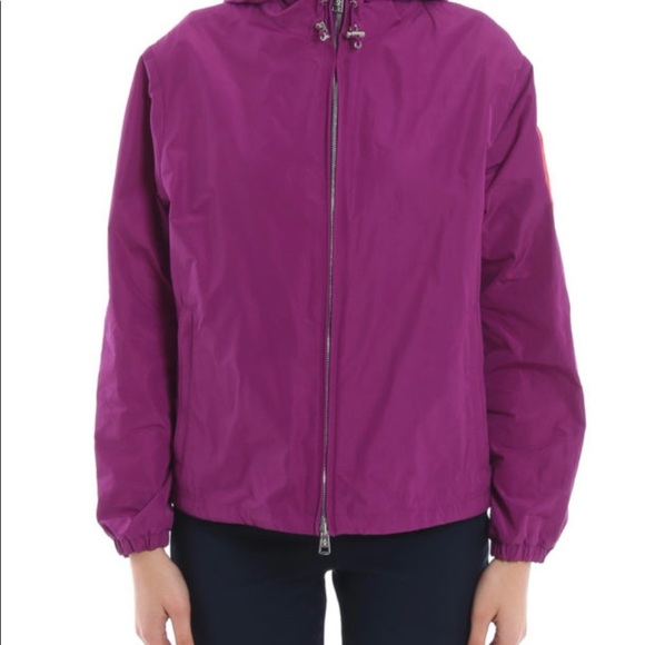 MONTCLER Alexandrite purple hooded windbreaker - Picture 4 of 16